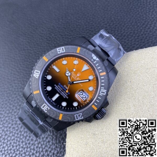 VS Custom Rolex Submariner Watches Gradient Orange