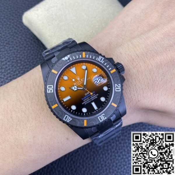 VS Custom Rolex Submariner Watches Gradient Orange