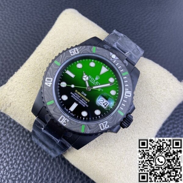 Custom Rolex Submariner Watches Gradient Green - VS Factory