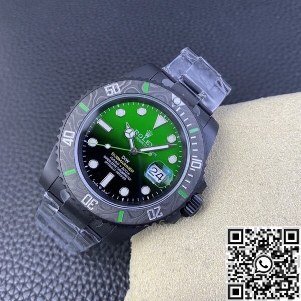 Custom Rolex Submariner Watches Gradient Green - VS Factory