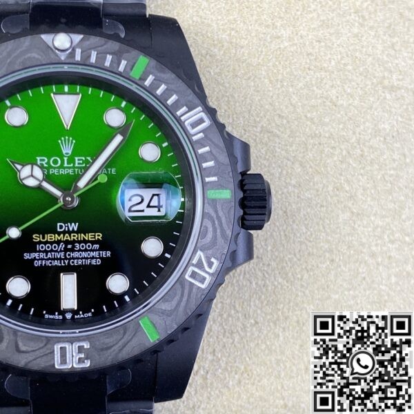 Custom Rolex Submariner Watches Gradient Green - VS Factory