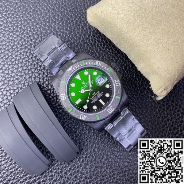 Custom Rolex Submariner Watches Gradient Green - VS Factory