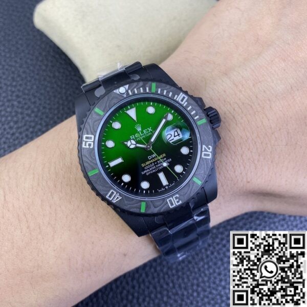 Custom Rolex Submariner Watches Gradient Green - VS Factory