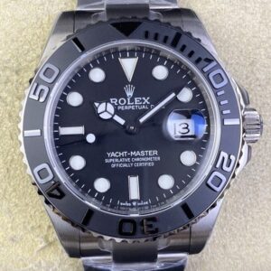 Replica Rolex Yacht Master - Alcohol Black Dial Size 42 mm