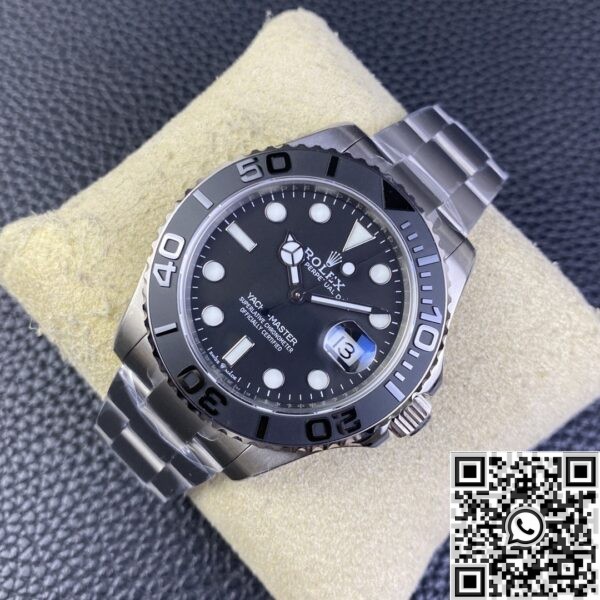 Replica Rolex Yacht Master - Alcohol Black Dial Size 42 mm