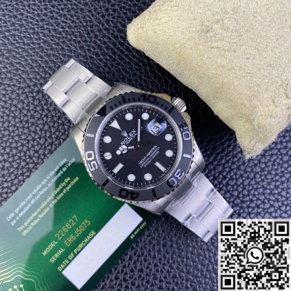 Replica Rolex Yacht Master - Alcohol Black Dial Size 42 mm