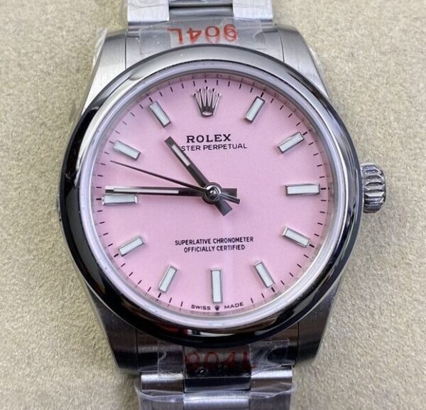 Rolex Oyster Perpetual Duplicate - Candy Pink Dial Size 31mm