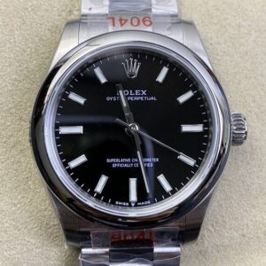 Duplicate Rolex Oyster Perpetual - Black Dial Size 31mm