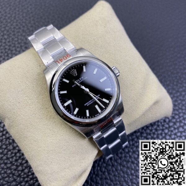 Duplicate Rolex Oyster Perpetual - Black Dial Size 31mm