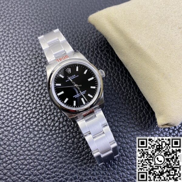 Duplicate Rolex Oyster Perpetual - Black Dial Size 31mm