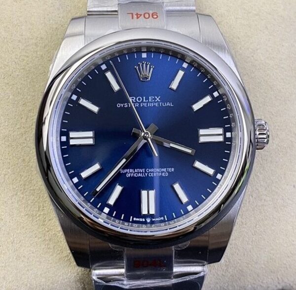 Reproduction Rolex Oyster Perpetual- Blue Dial Size 41mm