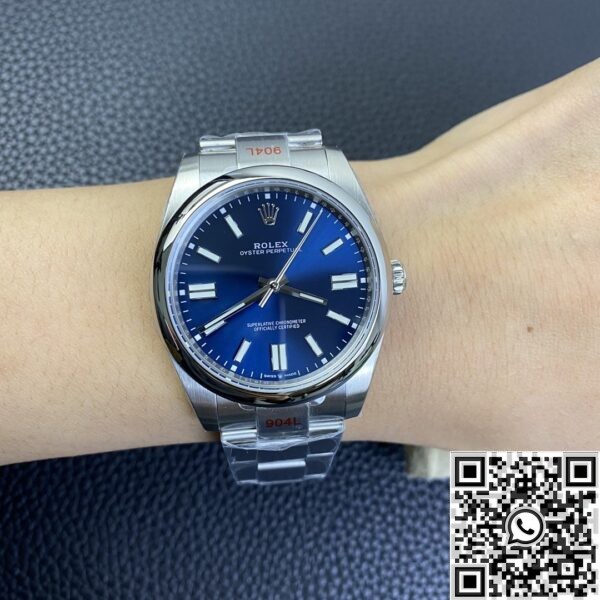 Reproduction Rolex Oyster Perpetual- Blue Dial Size 41mm