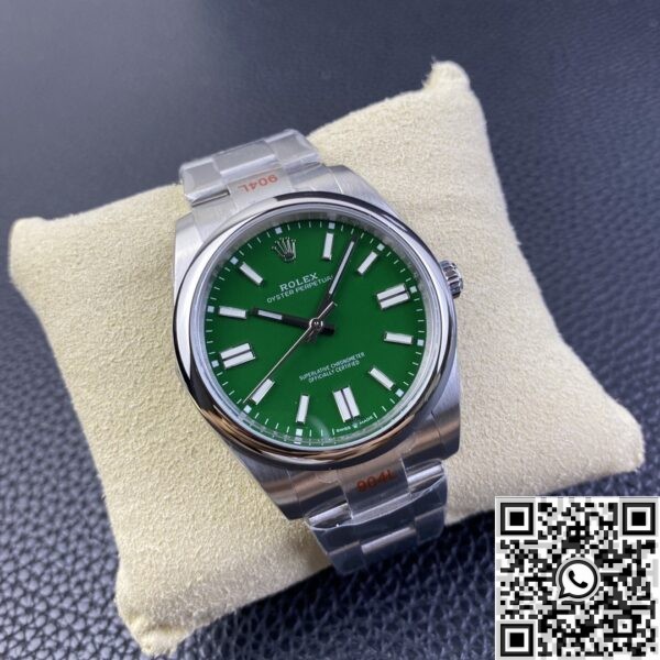 Rolex Oyster Perpetual Replica - Green Dial Size 41mm