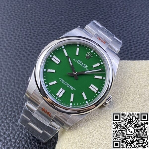 Rolex Oyster Perpetual Replica - Green Dial Size 41mm