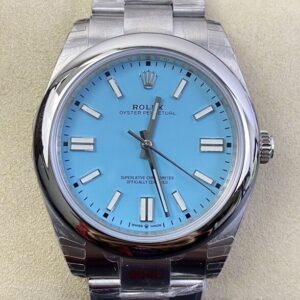 Fake Rolex Oyster Perpetual - Tiffany Blue Dial Size 41mm