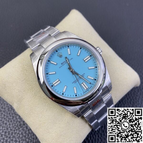 Fake Rolex Oyster Perpetual - Tiffany Blue Dial Size 41mm