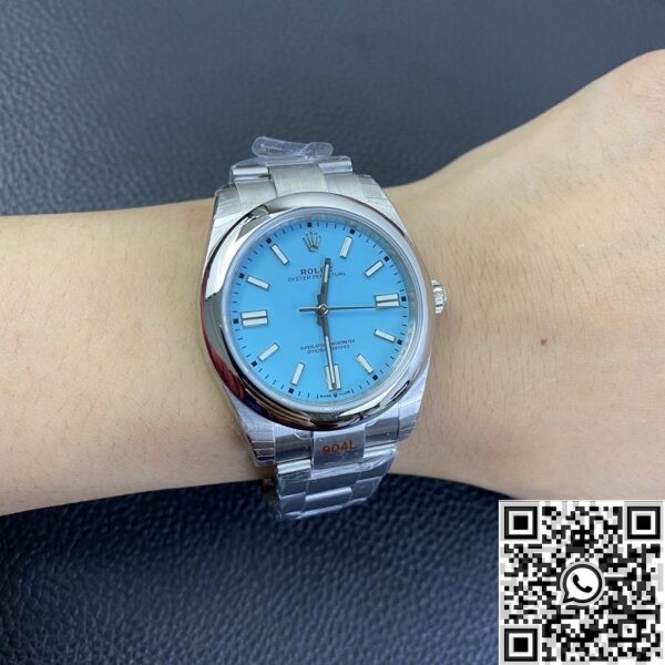 Fake Rolex Oyster Perpetual - Tiffany Blue Dial Size 41mm