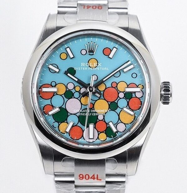 Replica Rolex Oyster Perpetual - Turquoise Blue Dial Size 31mm