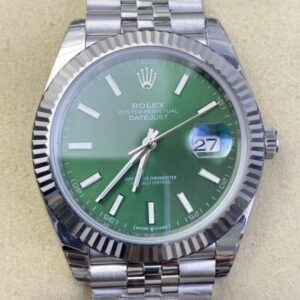   Fake Rolex Watches Datejust - Mint Green Dial Size 41mm