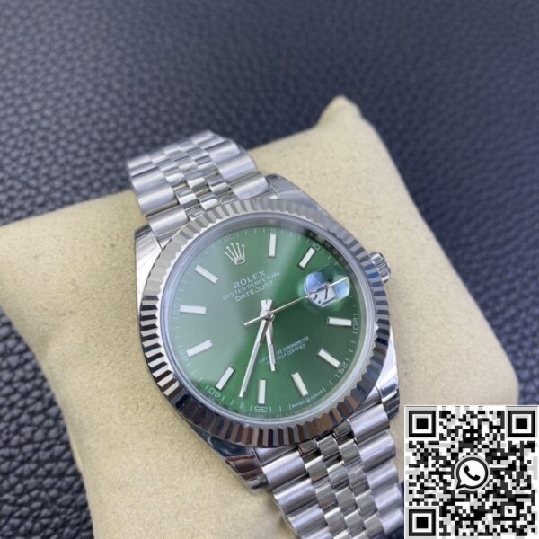   Fake Rolex Watches Datejust - Mint Green Dial Size 41mm