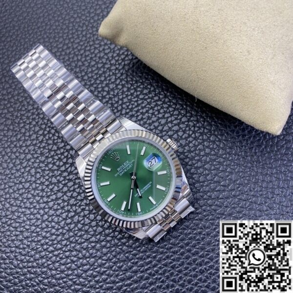   Fake Rolex Watches Datejust - Mint Green Dial Size 41mm