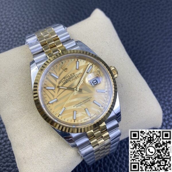 Copy Rolexs EW Factory Datejust - Gold Watch Size 36mm