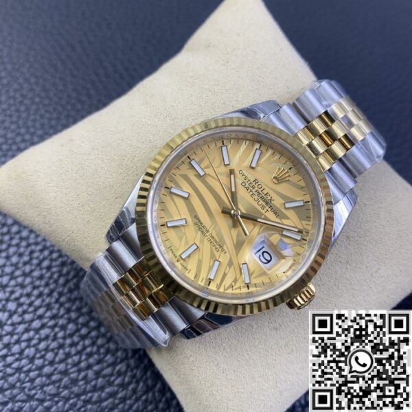 Copy Rolexs EW Factory Datejust - Gold Watch Size 36mm