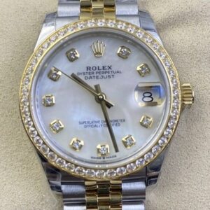 Rolex Datejust Best Replica EW Factory - Gold Watch Size 31mm