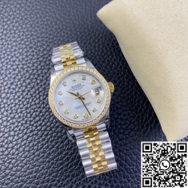 Rolex Datejust Best Replica EW Factory - Gold Watch Size 31mm