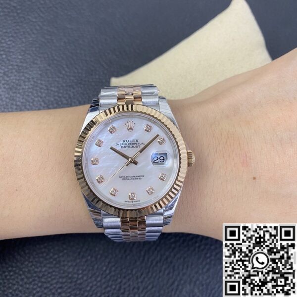 Best Fake Rolex EW Factory Datejust - Gold Watch Size 41mm