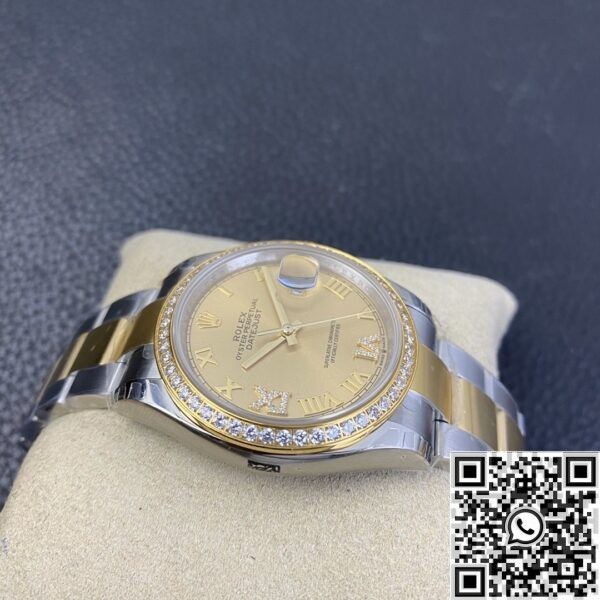 Rolex Datejust Imitate EW Factory - Gold Watch Size 36mm