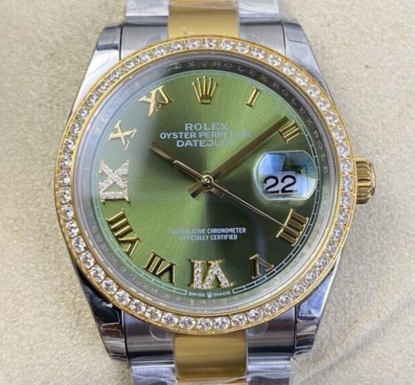 Rolexs Datejust Fake EW Factory - Gold Watch Size 36mm