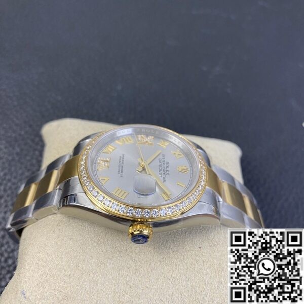 Fake Rolexs Datejust EW Factory - Gold Watch Size 36mm