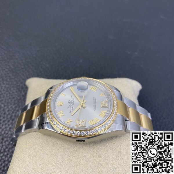 Fake Rolexs Datejust EW Factory - Gold Watch Size 36mm