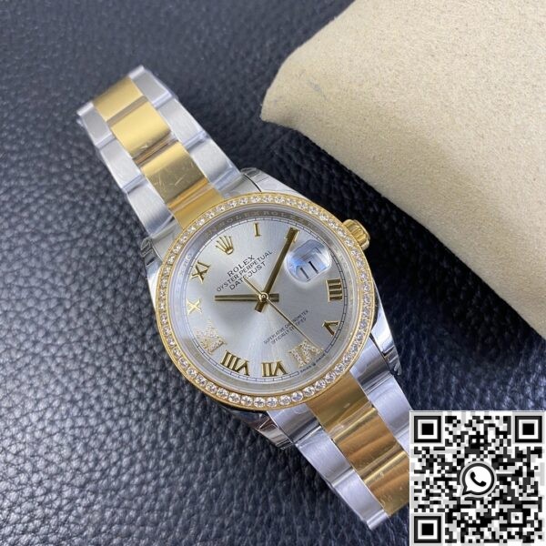 Fake Rolexs Datejust EW Factory - Gold Watch Size 36mm