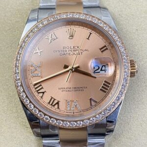 Fake Rolexs Datejust - Rose Gold Watch Size 36mm