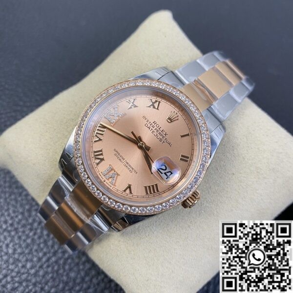 Fake Rolexs Datejust - Rose Gold Watch Size 36mm