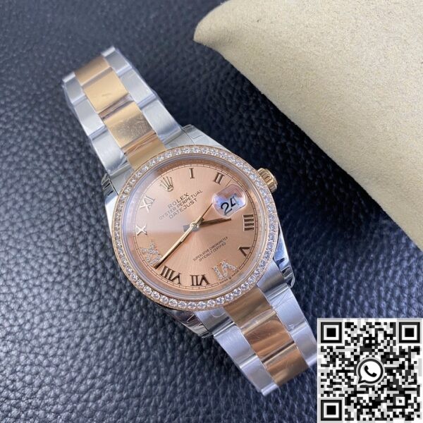 Fake Rolexs Datejust - Rose Gold Watch Size 36mm