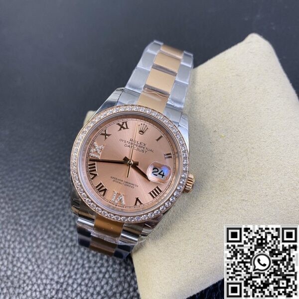 Fake Rolexs Datejust - Rose Gold Watch Size 36mm