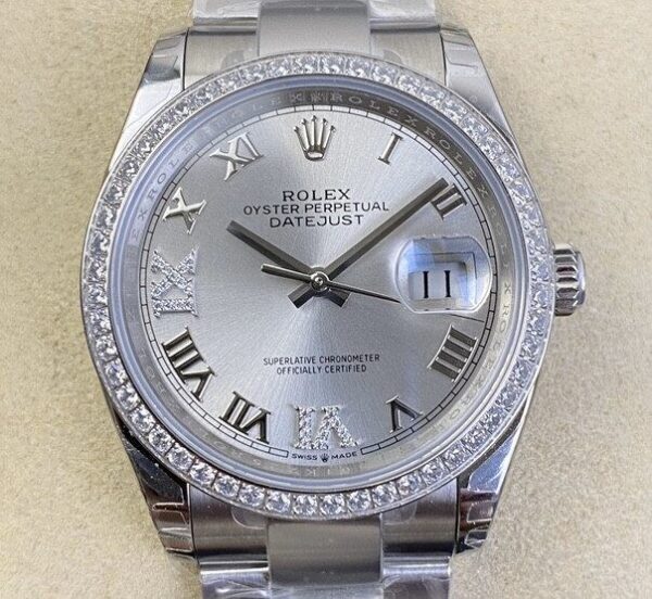 Fake Rolex Watches - Datejust Silver Dial Size 36mm