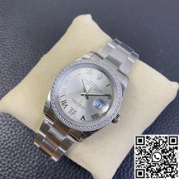 Fake Rolex Watches - Datejust Silver Dial Size 36mm