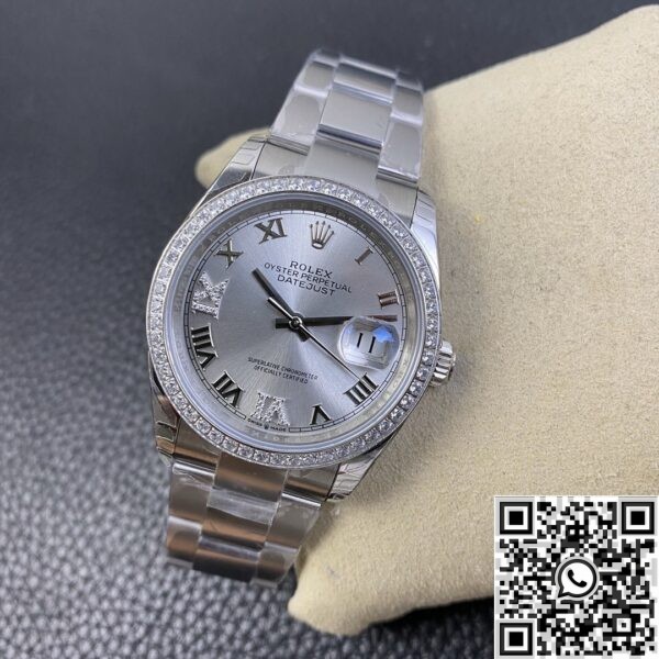 Fake Rolex Watches - Datejust Silver Dial Size 36mm