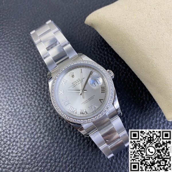 Fake Rolex Watches - Datejust Silver Dial Size 36mm