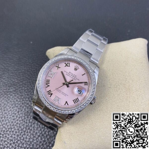 Replica Rolex Watches - Datejust Pinkr Dial Size 36mm