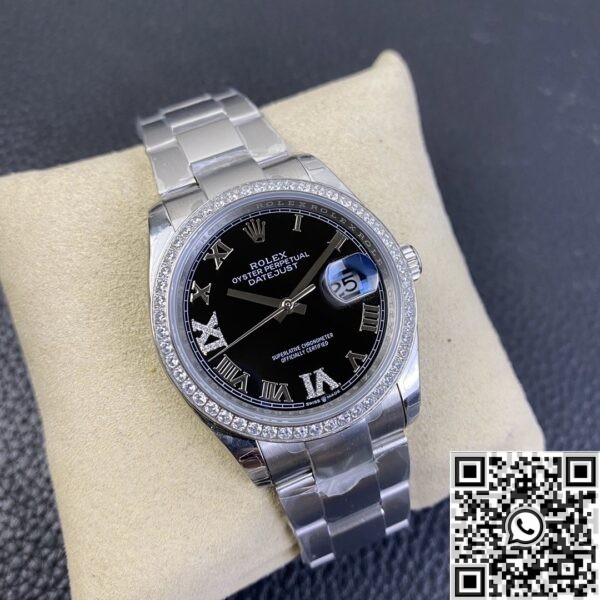 Fake Rolex Datejust - EW Factory Black Dial Size 36mm