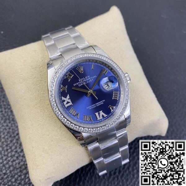 Replica Rolex Datejust - EW Factory Blue Dial Size 36mm