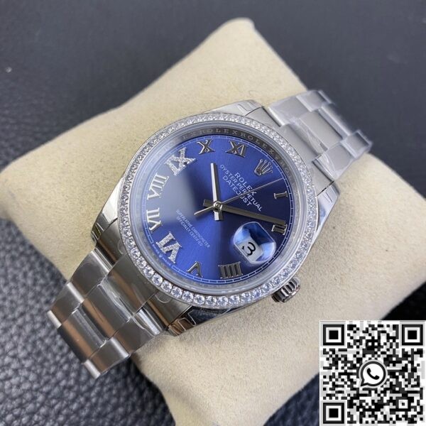 Replica Rolex Datejust - EW Factory Blue Dial Size 36mm