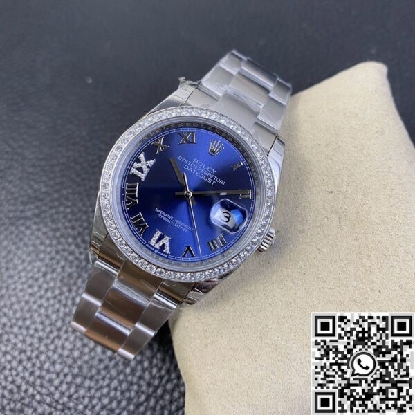 Replica Rolex Datejust - EW Factory Blue Dial Size 36mm