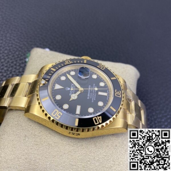 VS Rolex Factory Submariner 116618LN-97208 Gold Watch