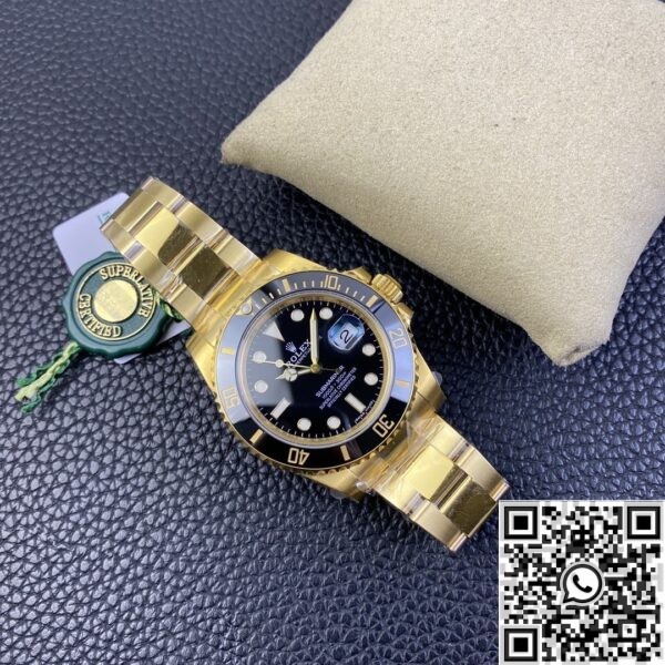 VS Rolex Factory Submariner 116618LN-97208 Gold Watch